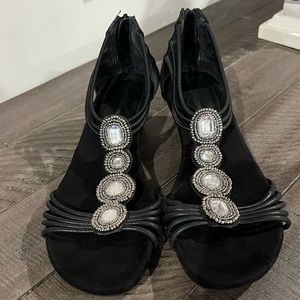 Croft & Barrow Black Sandals